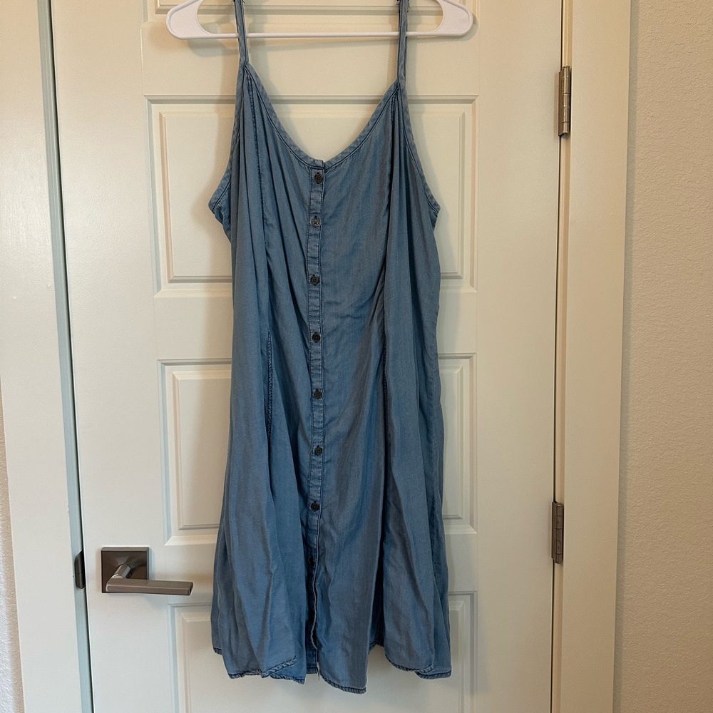 Torrid Soft Denim Button-Down Dress Size 2 (2X 18/20)